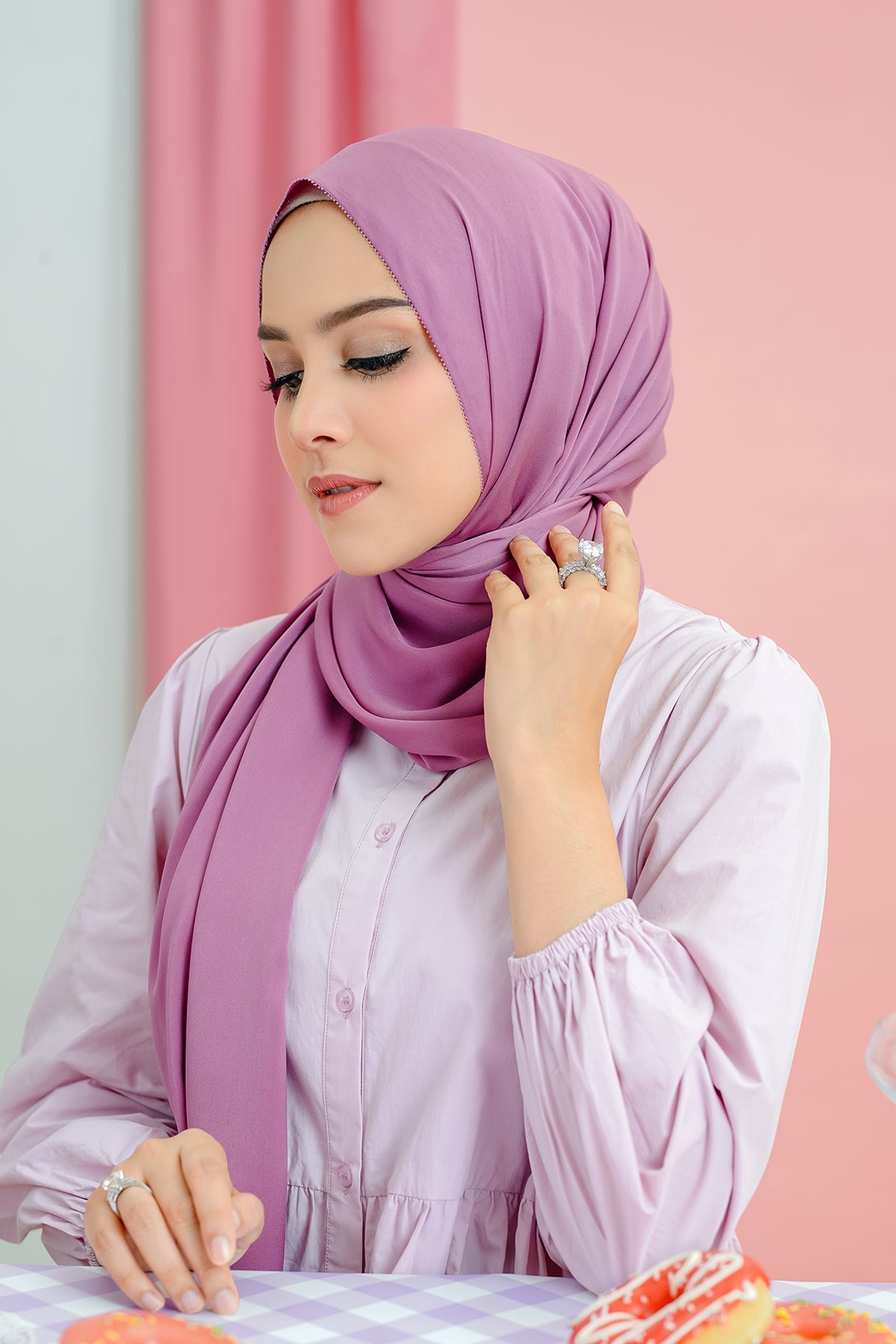 Zara Shawl - Grape