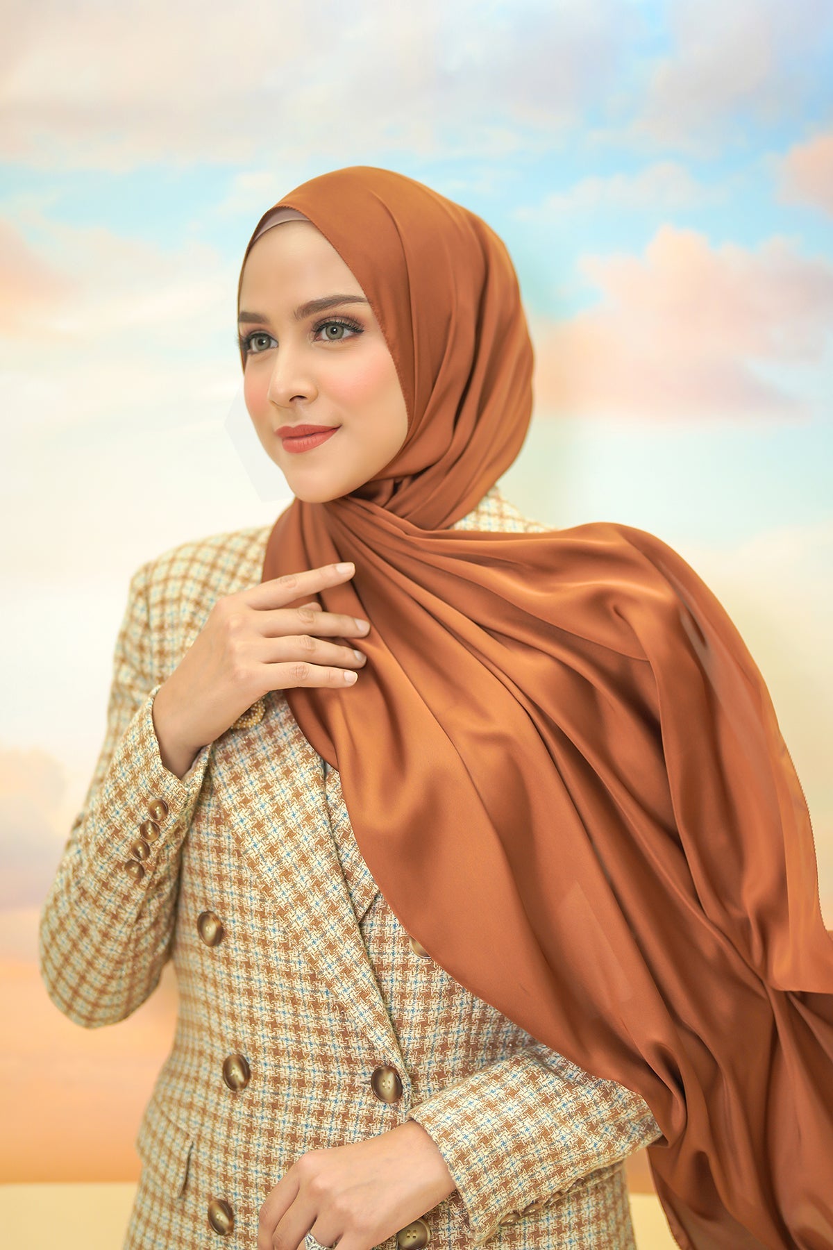 Alma Shawl 3.0 - Caramel