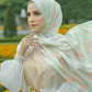 The Friendship Satin Shawl - Bonbon