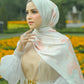 The Friendship Satin Shawl - Bonbon