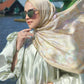 The Journey Satin Shawl - Jeddah