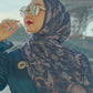 The Autograph Pleated Shawl - Bleu