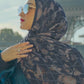 The Autograph Pleated Shawl - Bleu