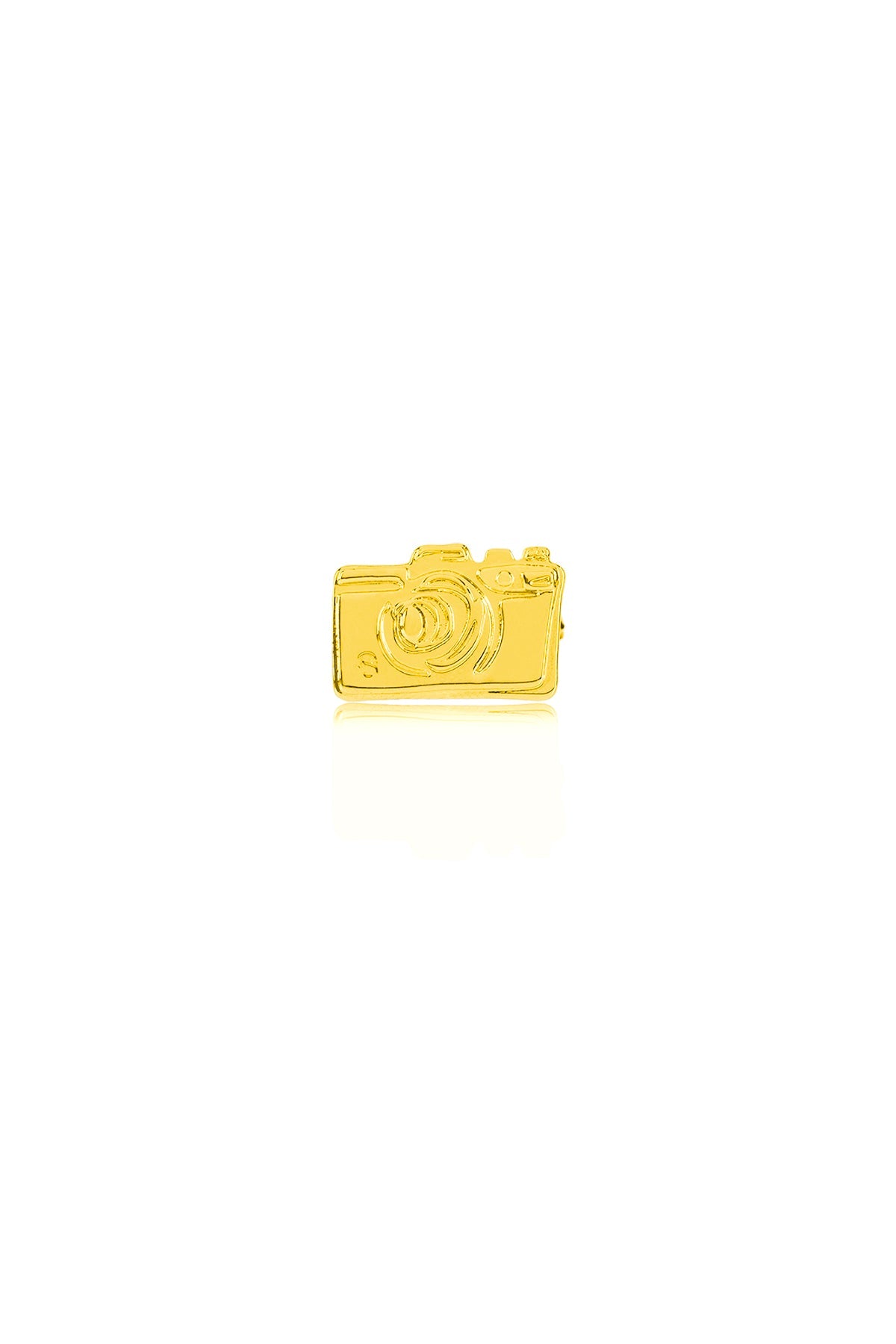 Emily Petite Package Brooch - Gold