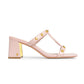Kefi Studs Heels - Dusty Pink