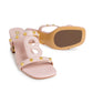 Kefi Studs Heels - Dusty Pink