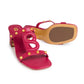 Kefi Studs Heels - Fuchsia