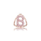 Daisy Triangle Ring Scarf - Raspberry