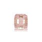 Daisy Triangle Ring Scarf - Raspberry