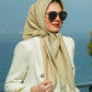 Bimu Voile Square - Golden Leaves