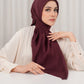 Kelly Jacquard Square - Savvy Red