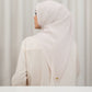 Leena Monogram Square - Coconut Cream