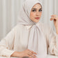 Leena Monogram Square - Coconut Cream