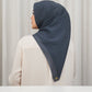Leena Monogram Square - Navy Blazer