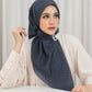 Leena Monogram Square - Navy Blazer
