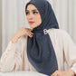 Leena Monogram Square - Navy Blazer