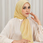 Leena Monogram Square - Pale Banana