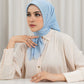 Leena Monogram Square - Powder Blue
