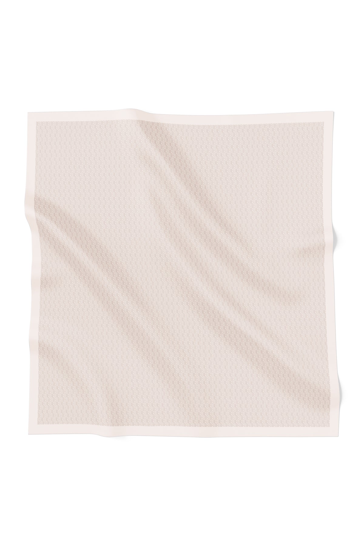 Leena Monogram Square - Coconut Cream