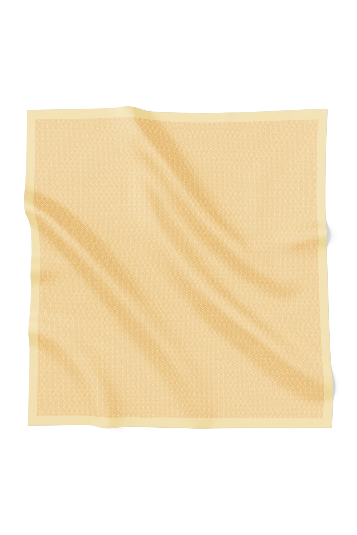 Leena Monogram Square - Pale Banana