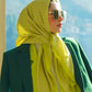 Bimu Voile Square - Lime Punch