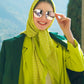 Bimu Voile Square - Lime Punch
