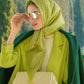Bimu Voile Square - Lime Punch