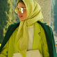 Bimu Voile Square - Lime Punch