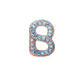 Luxe Signature Gleaming Brooch - Baby Blue