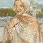 The Parisian Satin Shawl - Croissant
