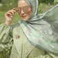 The Parisian Satin Shawl - Jardin