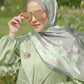 The Parisian Satin Shawl - Jardin