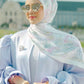 The Parisian Satin Shawl - Perle