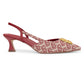 Bimu Kitten Heels - Redwood