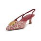 Bimu Kitten Heels - Redwood