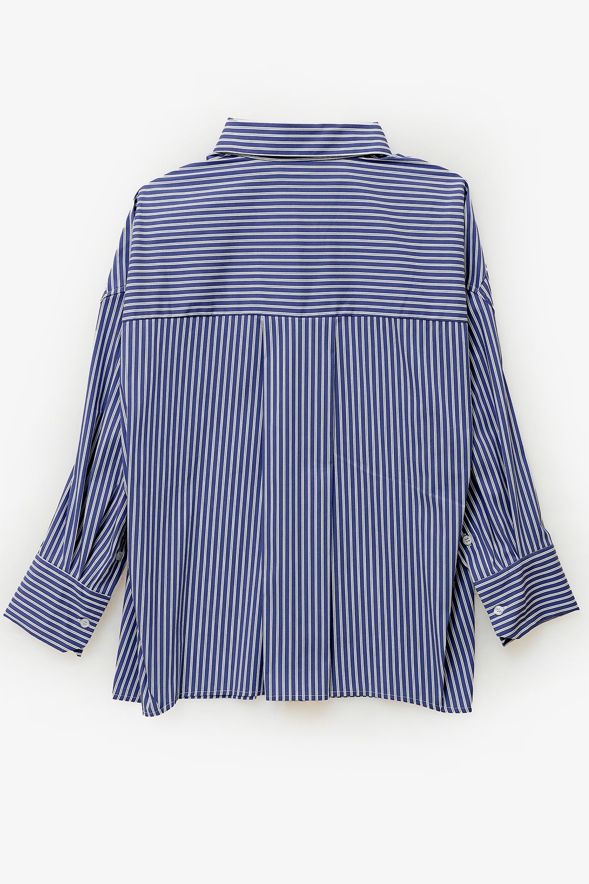 Sansa Blouse - Blue Stripes