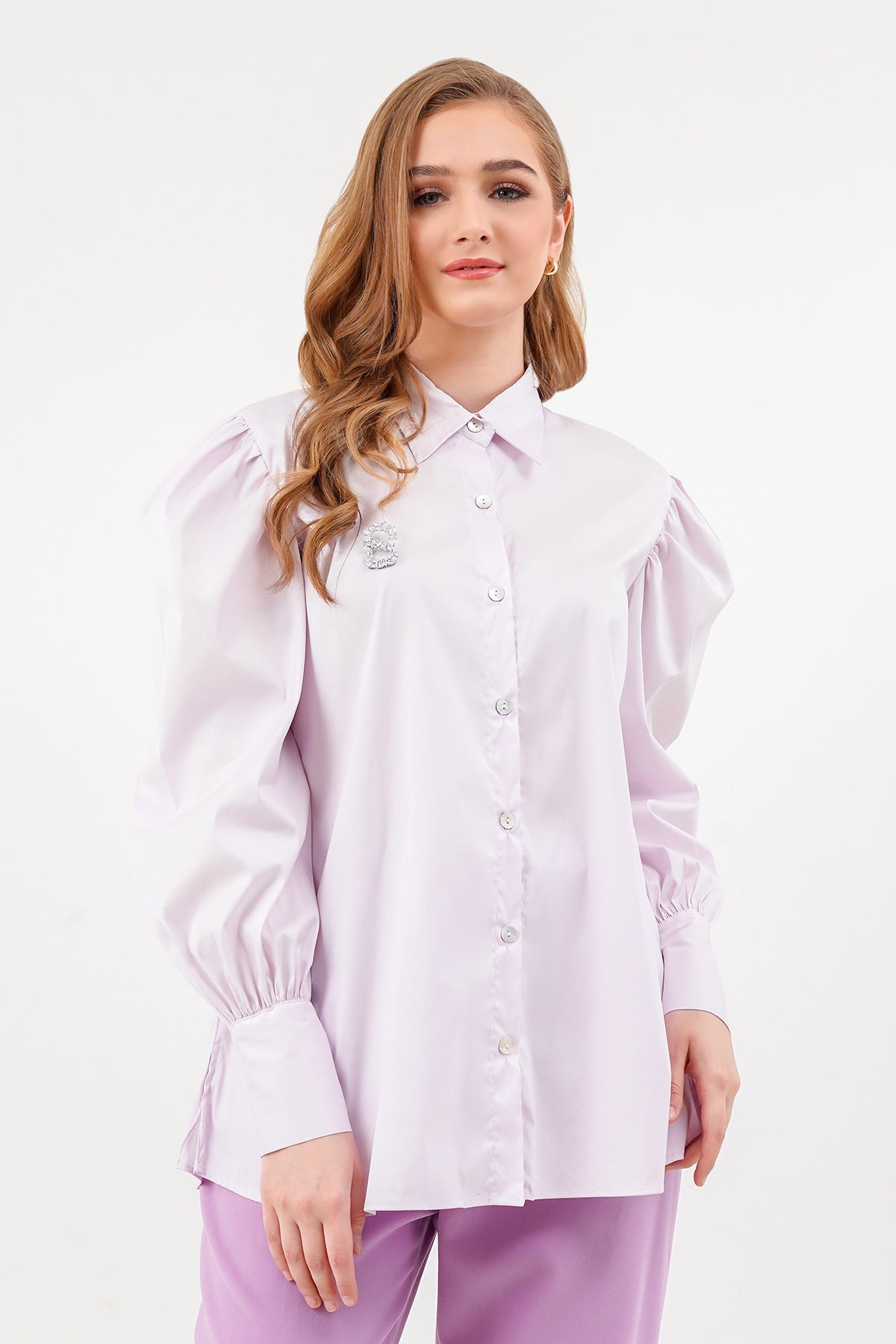 Jihan Shirt - Lilac