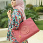 Aaliya Nylon Tote Bag - Flamingo