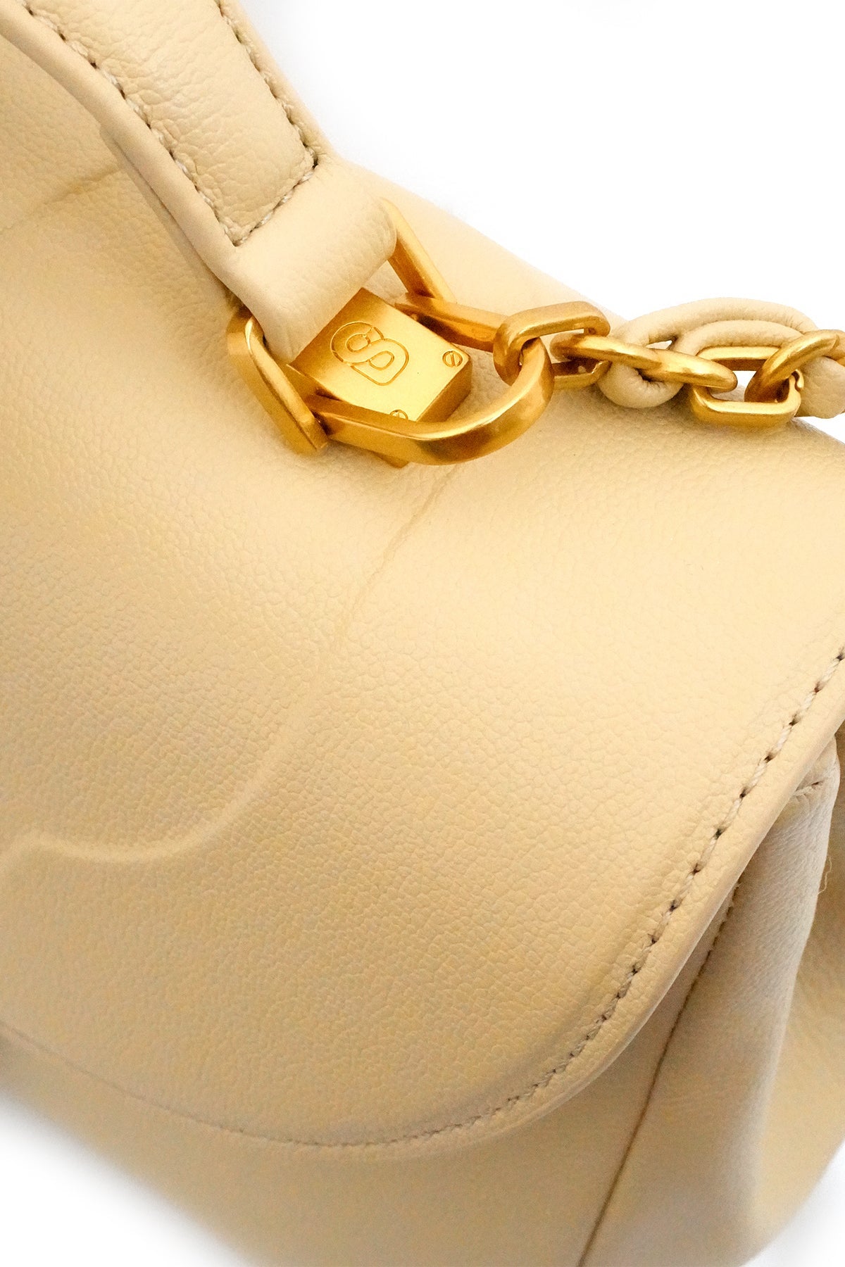Alma Flap Bag Medium - Cream
