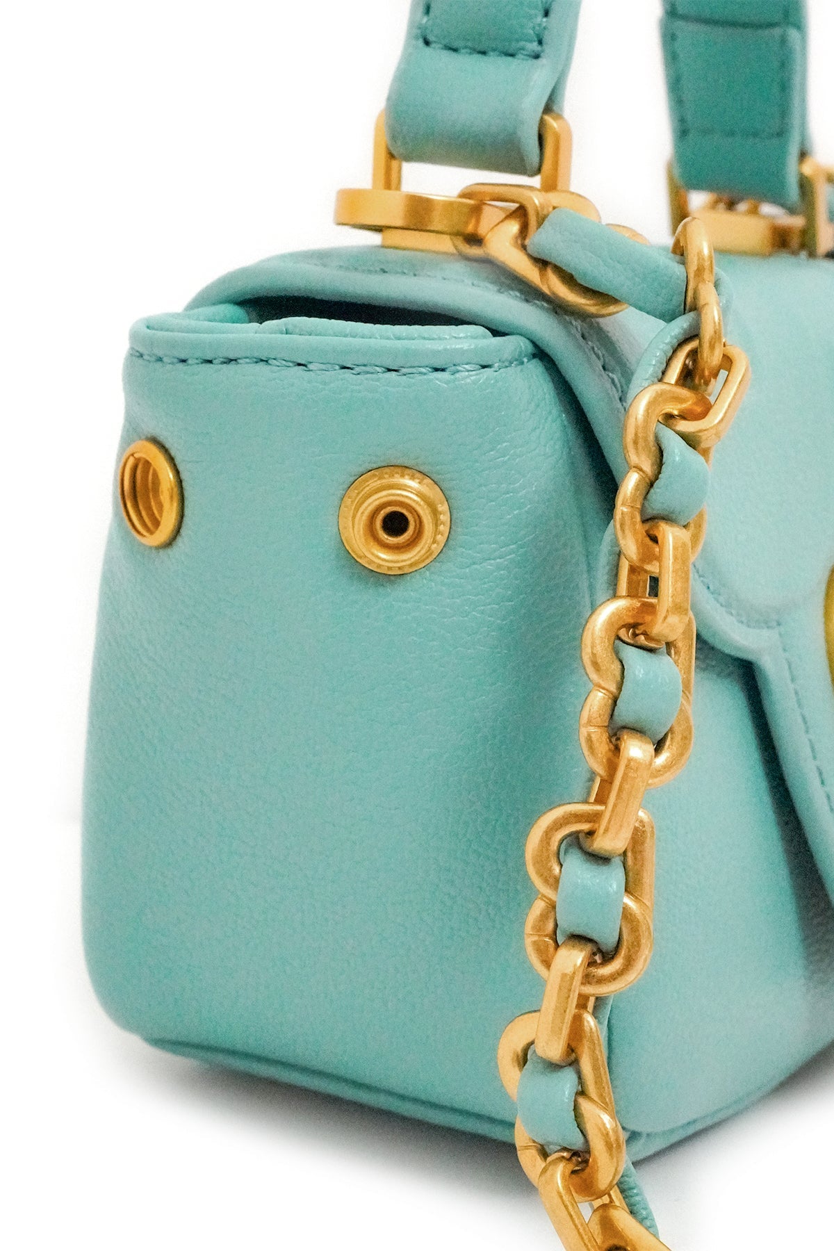 Alma Flap Bag Micro - Turquoise