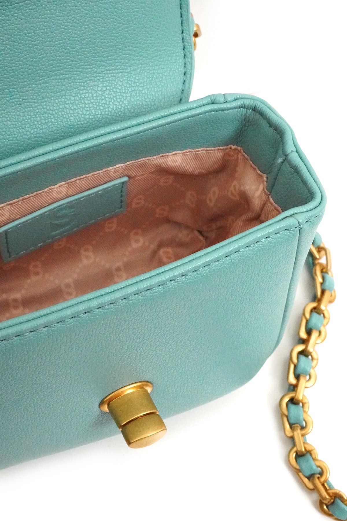 Alma Flap Bag Micro - Turquoise
