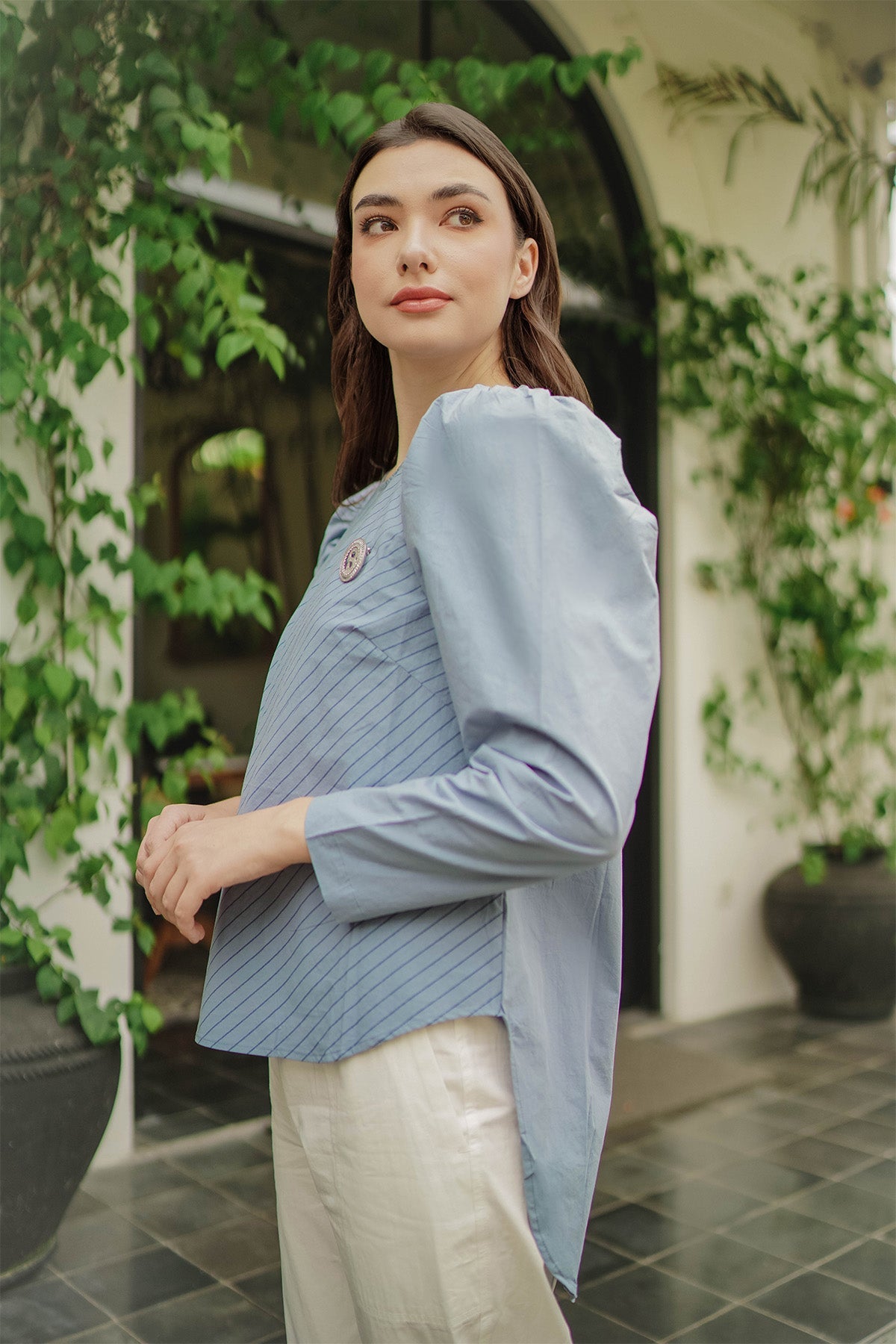 Amina Blouse - Blue
