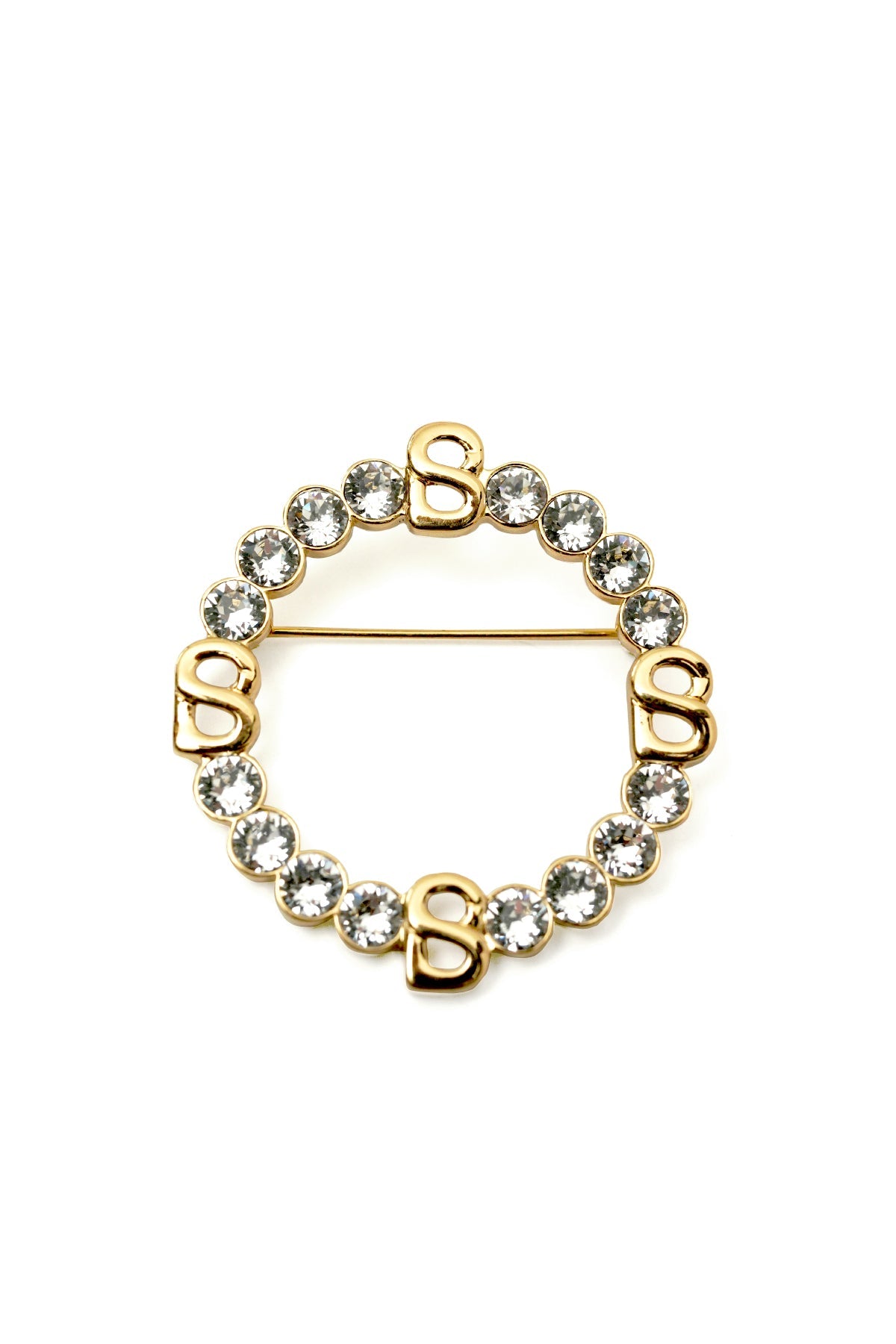Anna Round Brooch - Gold