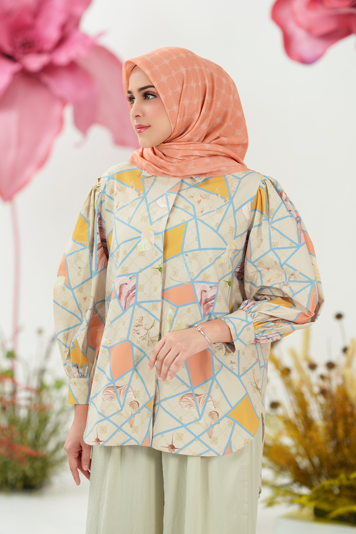 Astera Top - Pale Peach