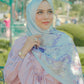 The Wonderland Satin Shawl - Mint