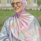 The Wonderland Satin Shawl - Pink Nectar
