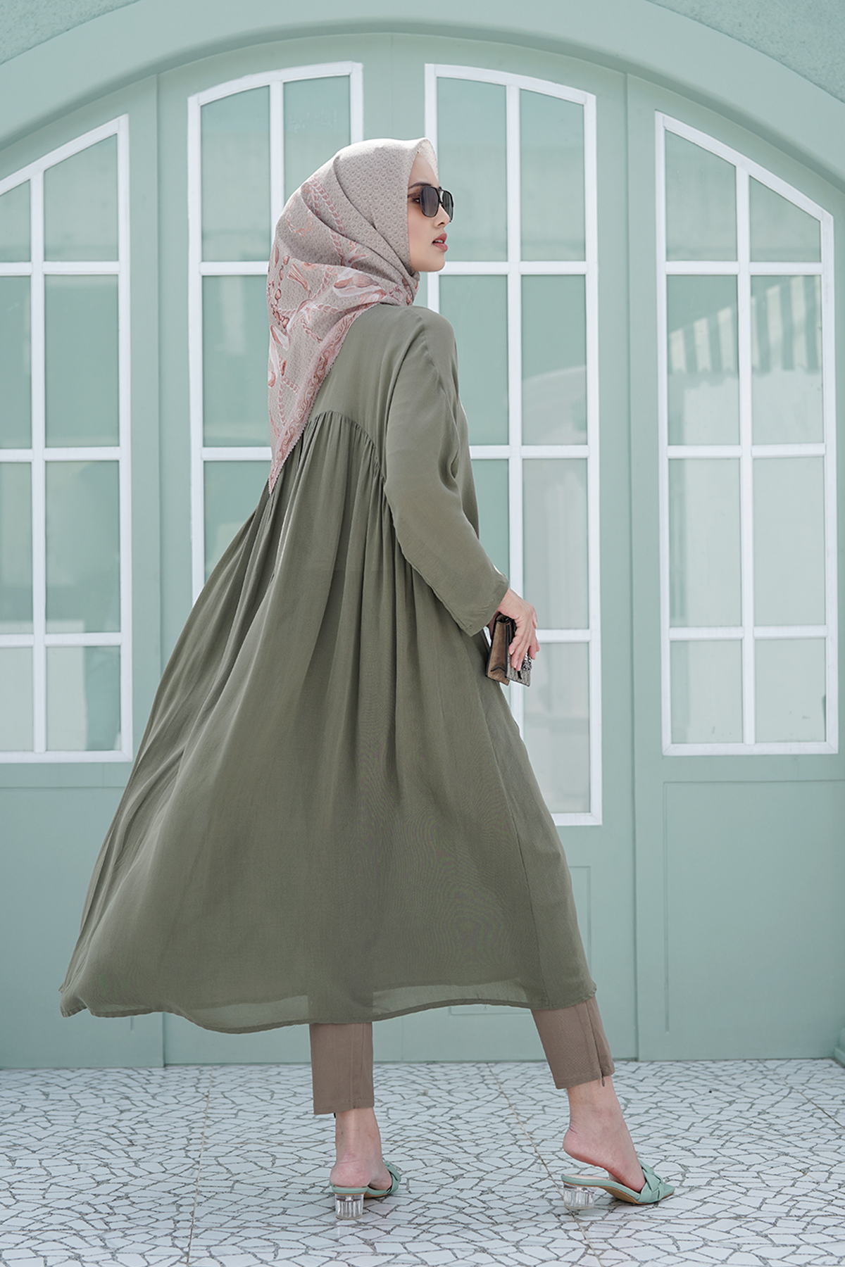 Sage Indira Dress