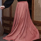 Plum Classic Flowy Skirt