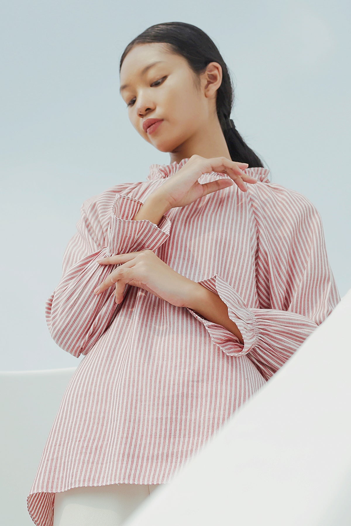 Red Marsha Blouse