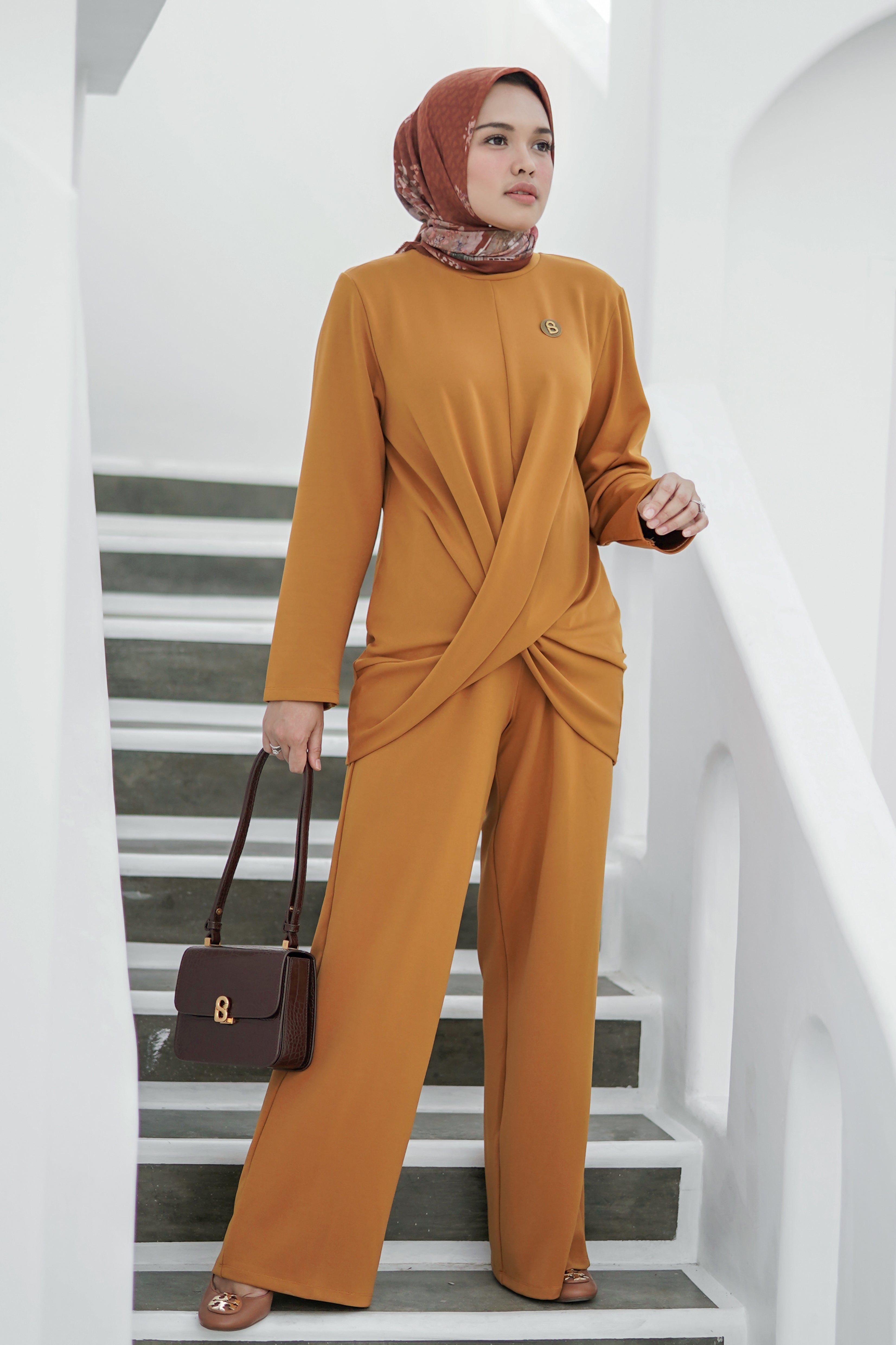 Mustard Twisted Comfy Set